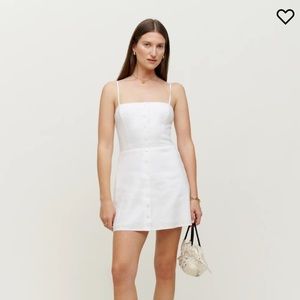 Reformation Huckleberry Linen Dress